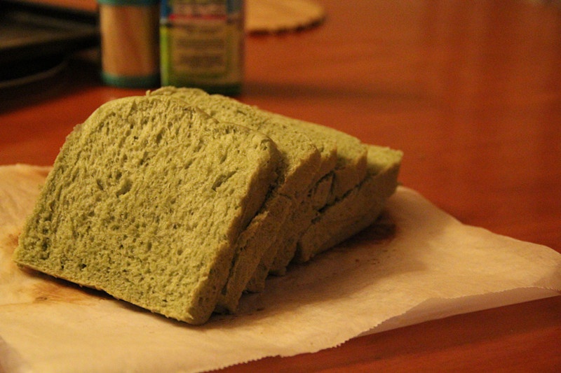 抹茶红豆吐司