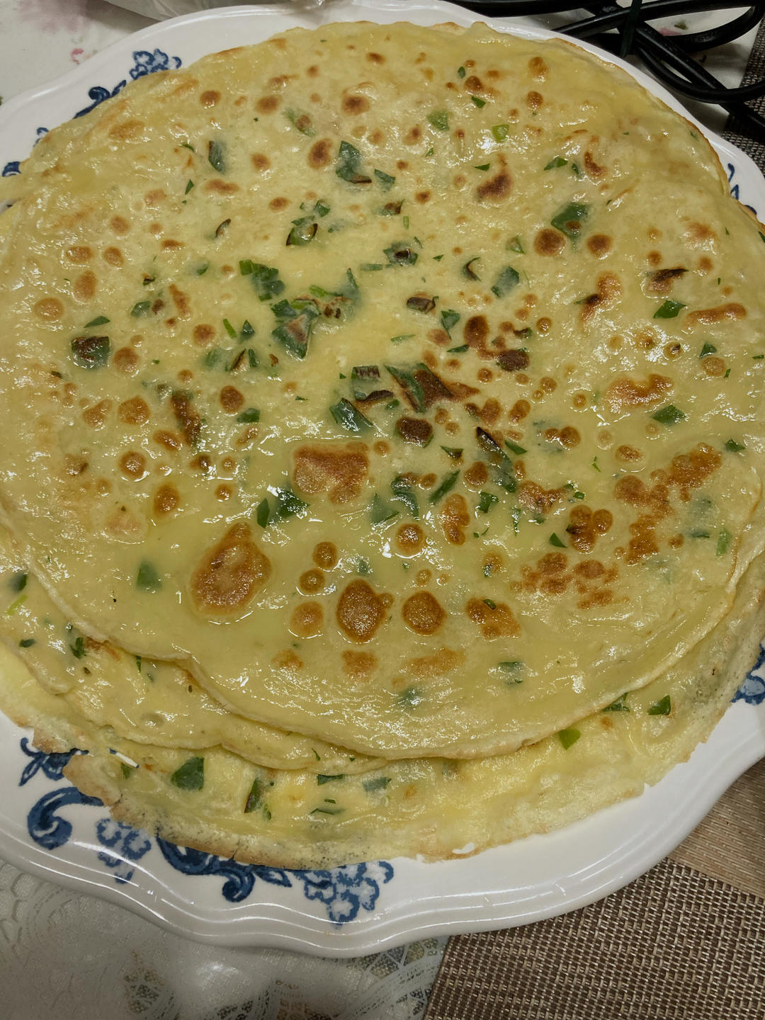 简单快手蔬菜鸡蛋煎饼