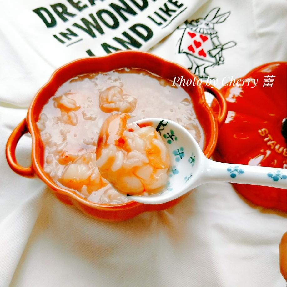 龙井虾仁粥的做法