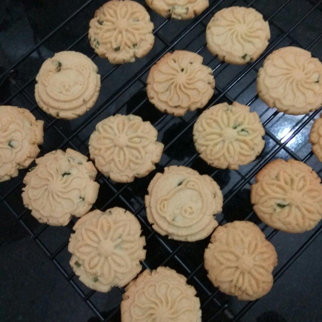 【葱味飘香的咸桃酥】