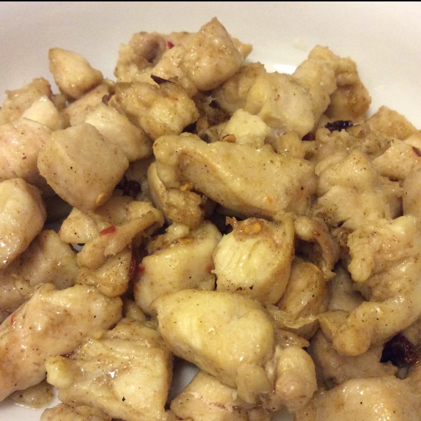 孜然鸡肉粒