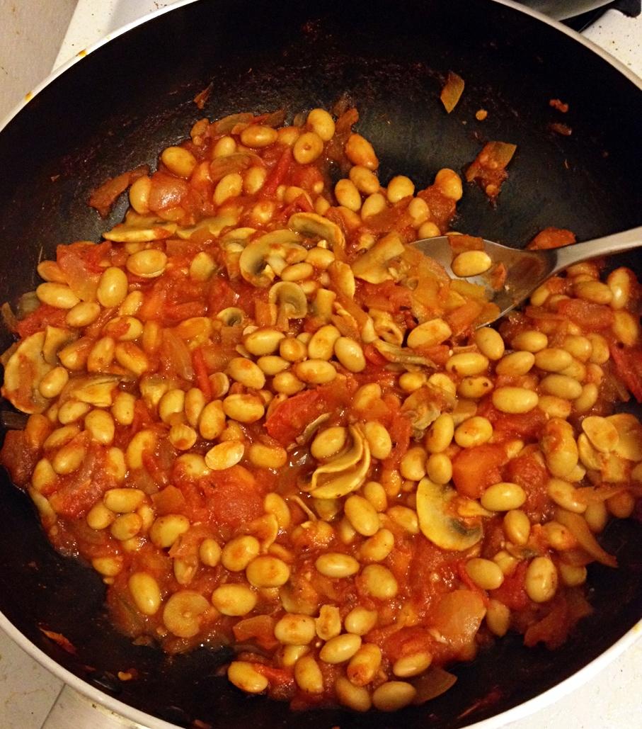 蘑菇番茄豆—补充素食蛋白质的下饭菜的做法