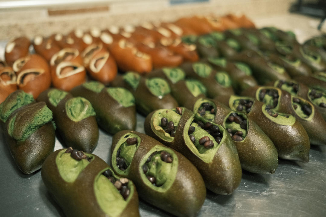 芝士肉松/蜜豆全麦碱水棒🥨