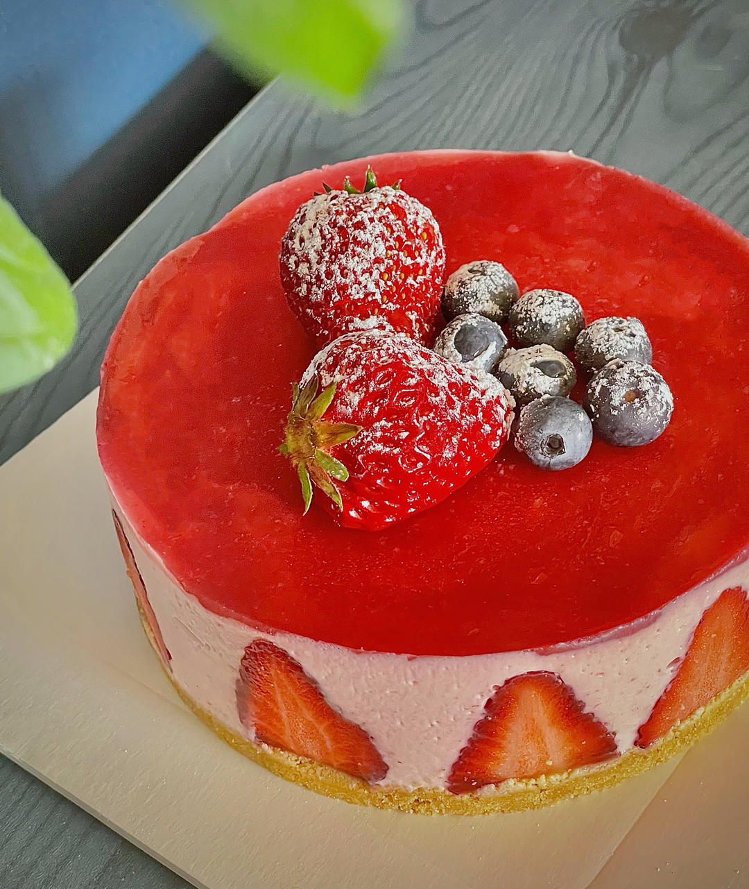 【视频】草莓慕斯蛋糕（6寸）