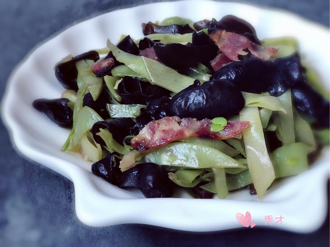 芸豆炒虫草花