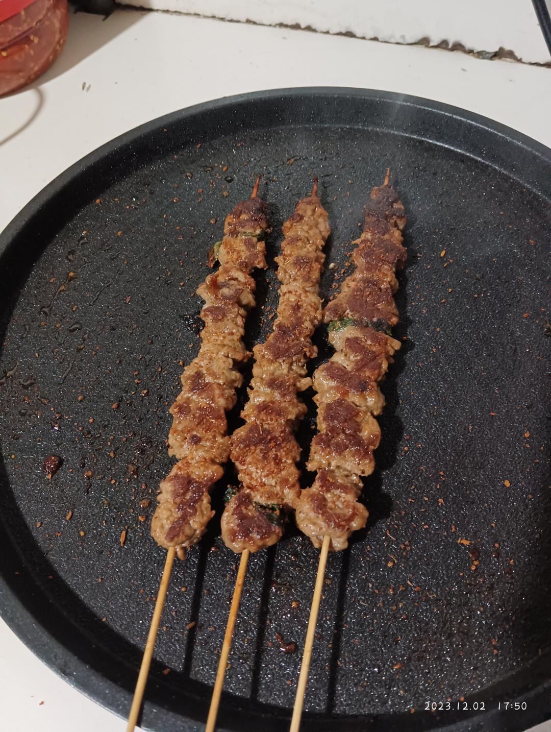 烤羊肉串（电饼铛版）