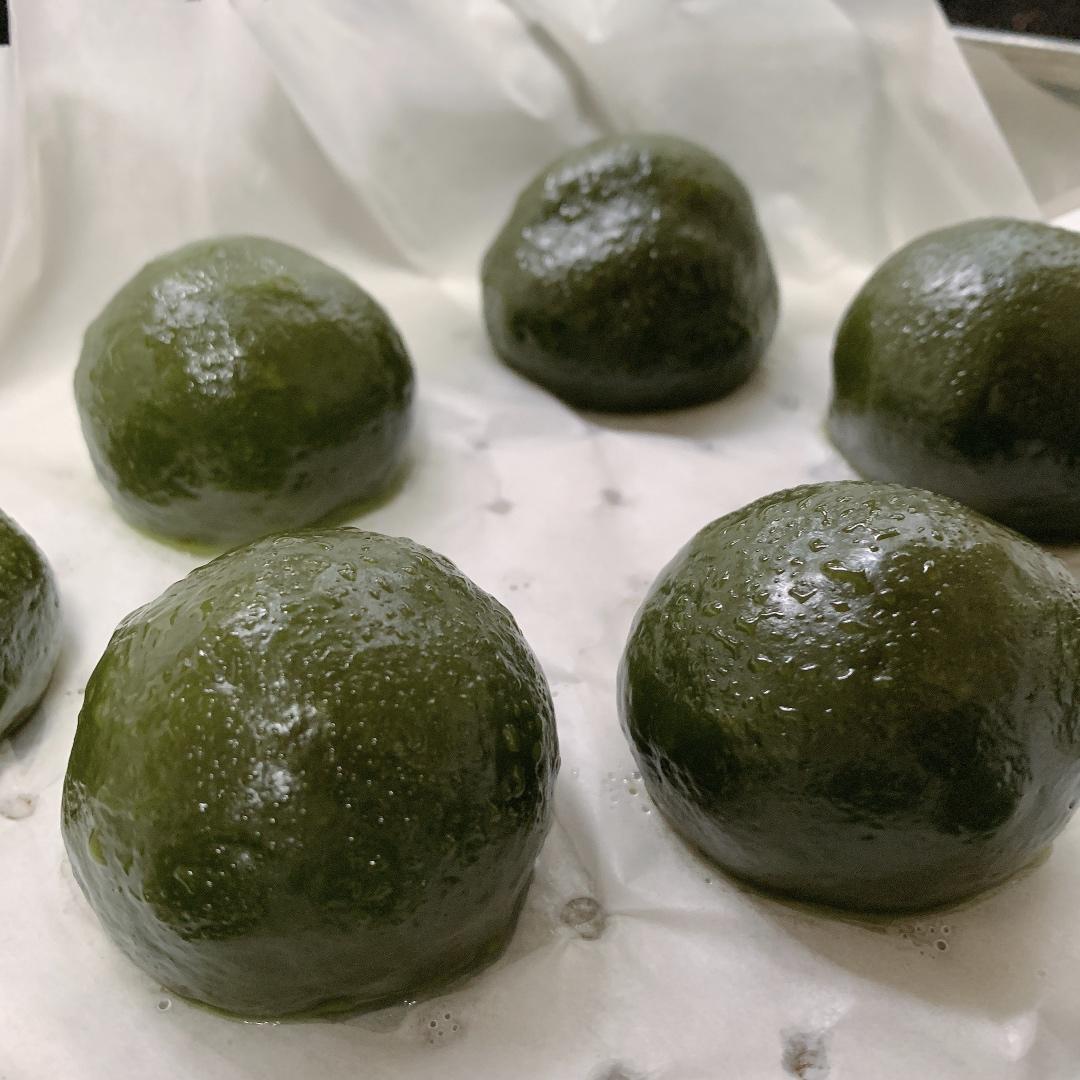 《Tinrry+》咸蛋黄肉松青团+红豆沙青团