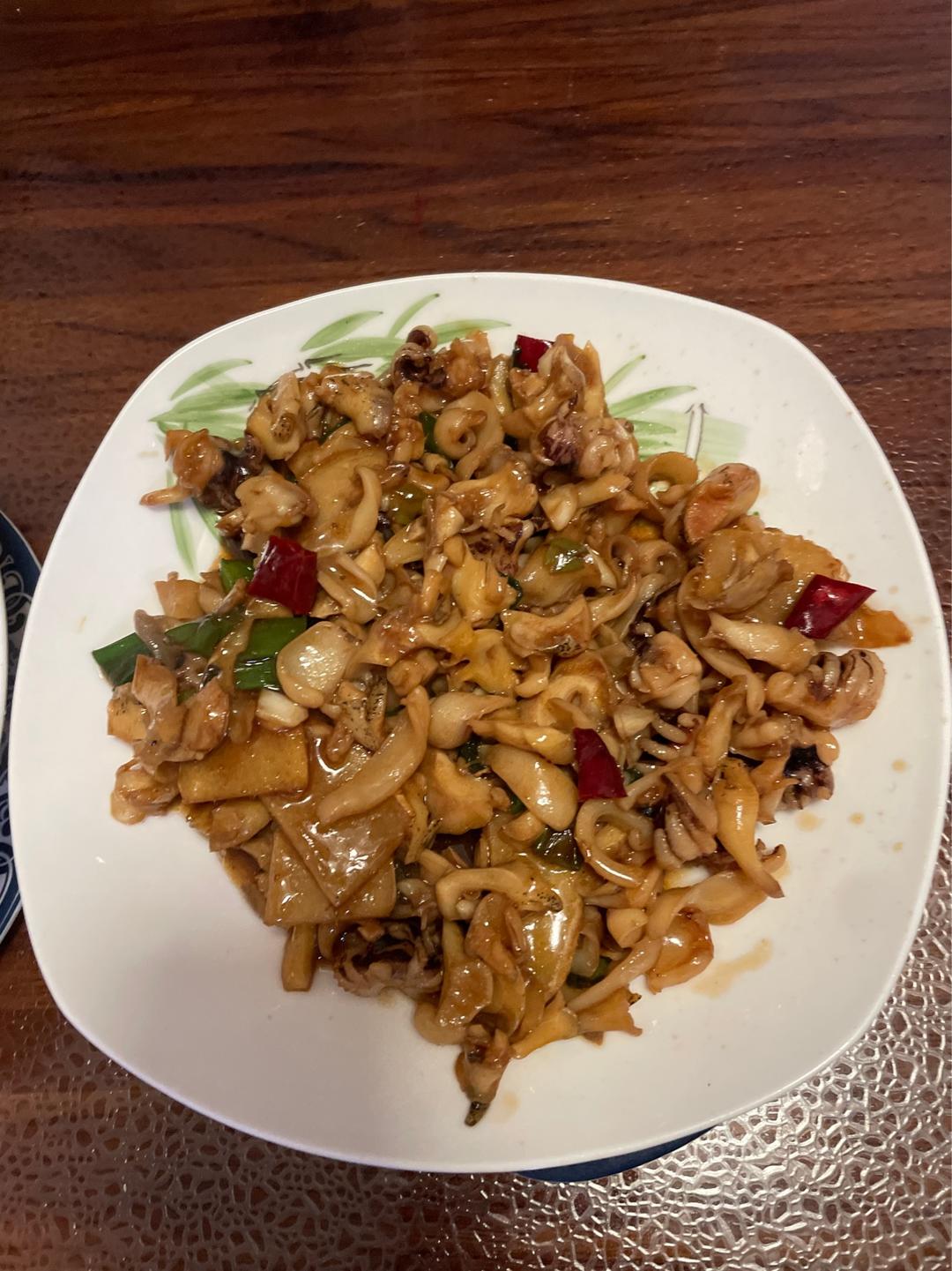 辣炒鱿鱼脖