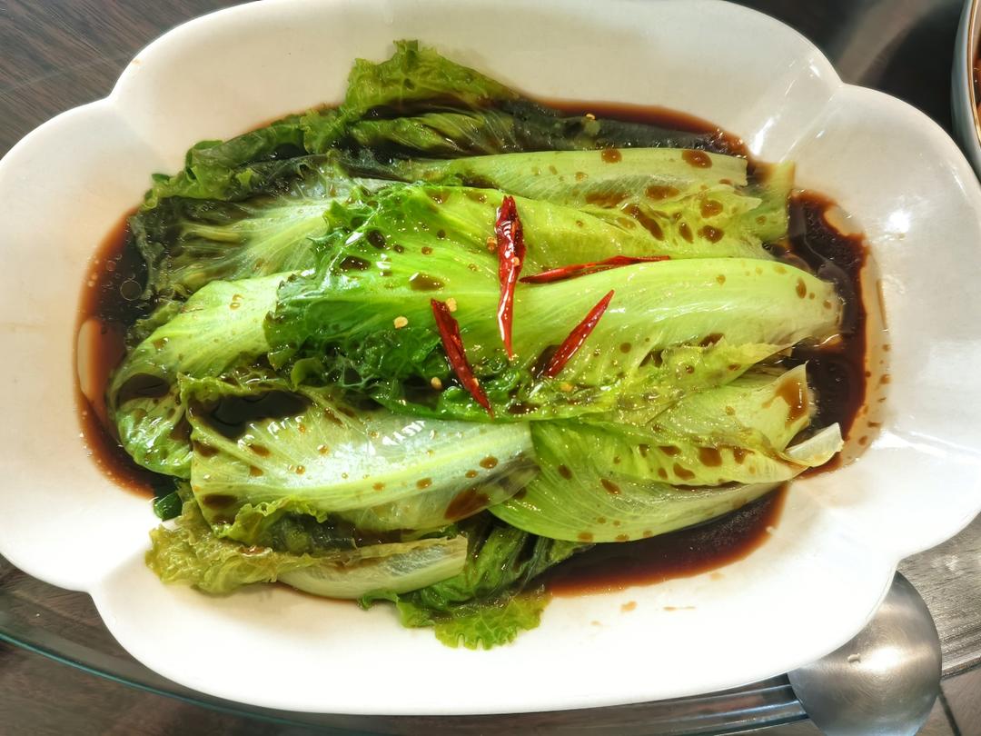 广式白灼生菜(酒店配方)