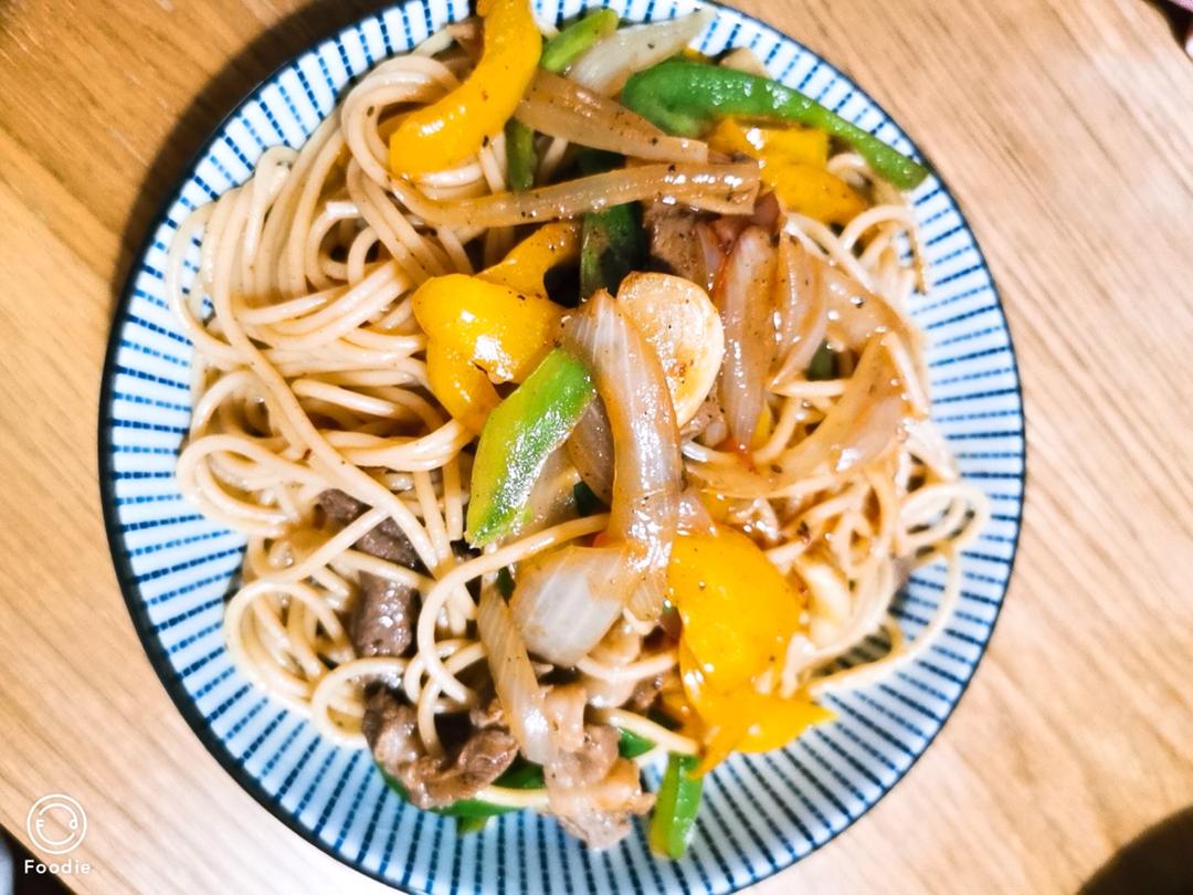 比餐厅好吃的黑椒牛柳意面🍝零失败简单教程
