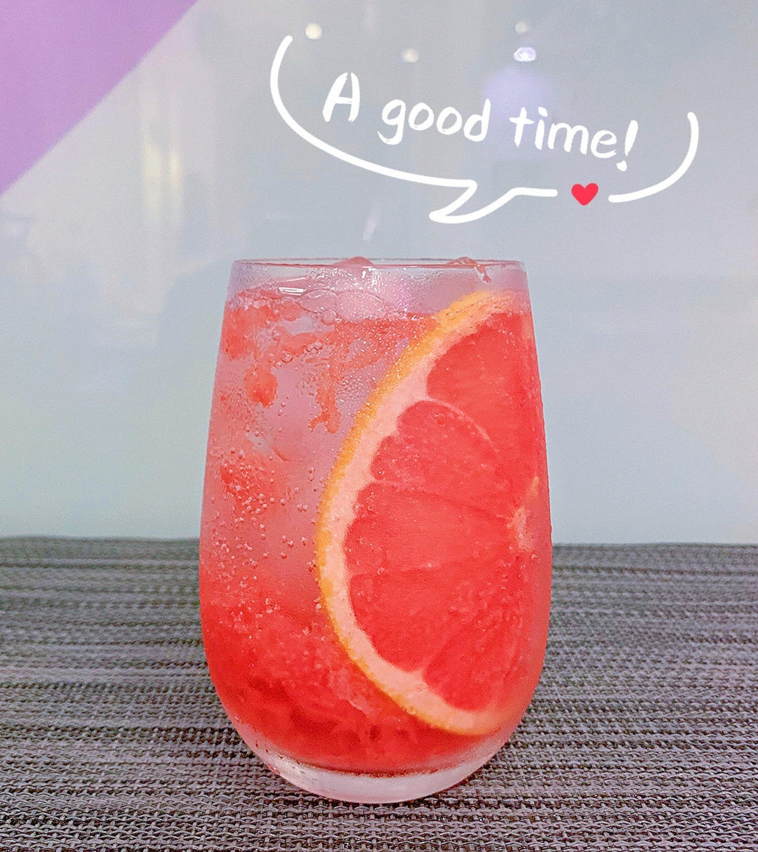 西柚气泡水｜超简单，称霸朋友圈的自制饮品