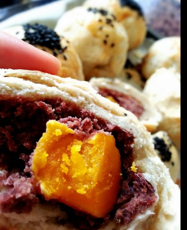 苏式月饼/蛋黄酥-豆沙蛋黄馅