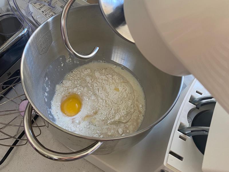 纯奶手撕吐司的做法 步骤1