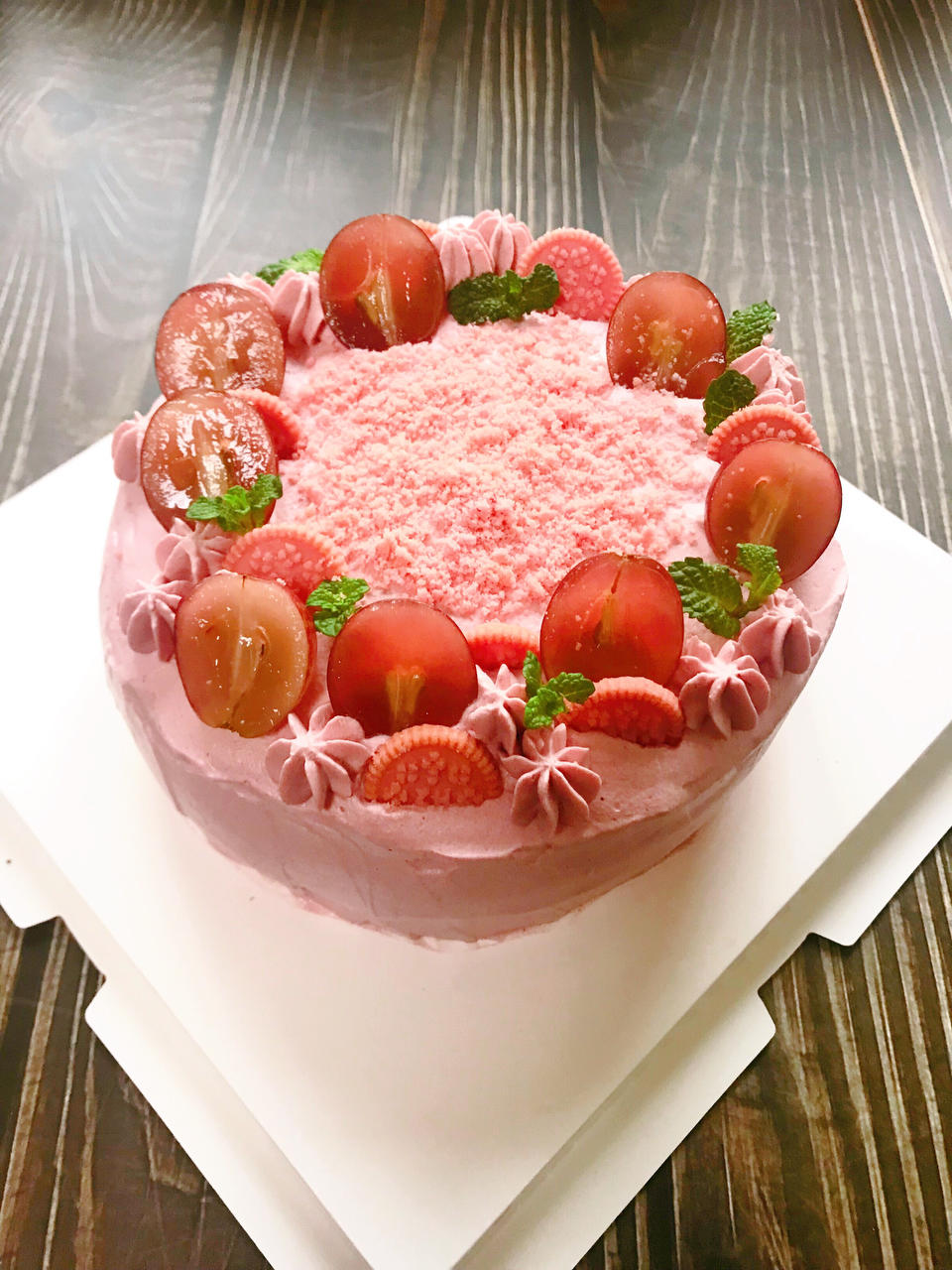 淡奶油裱花蛋糕