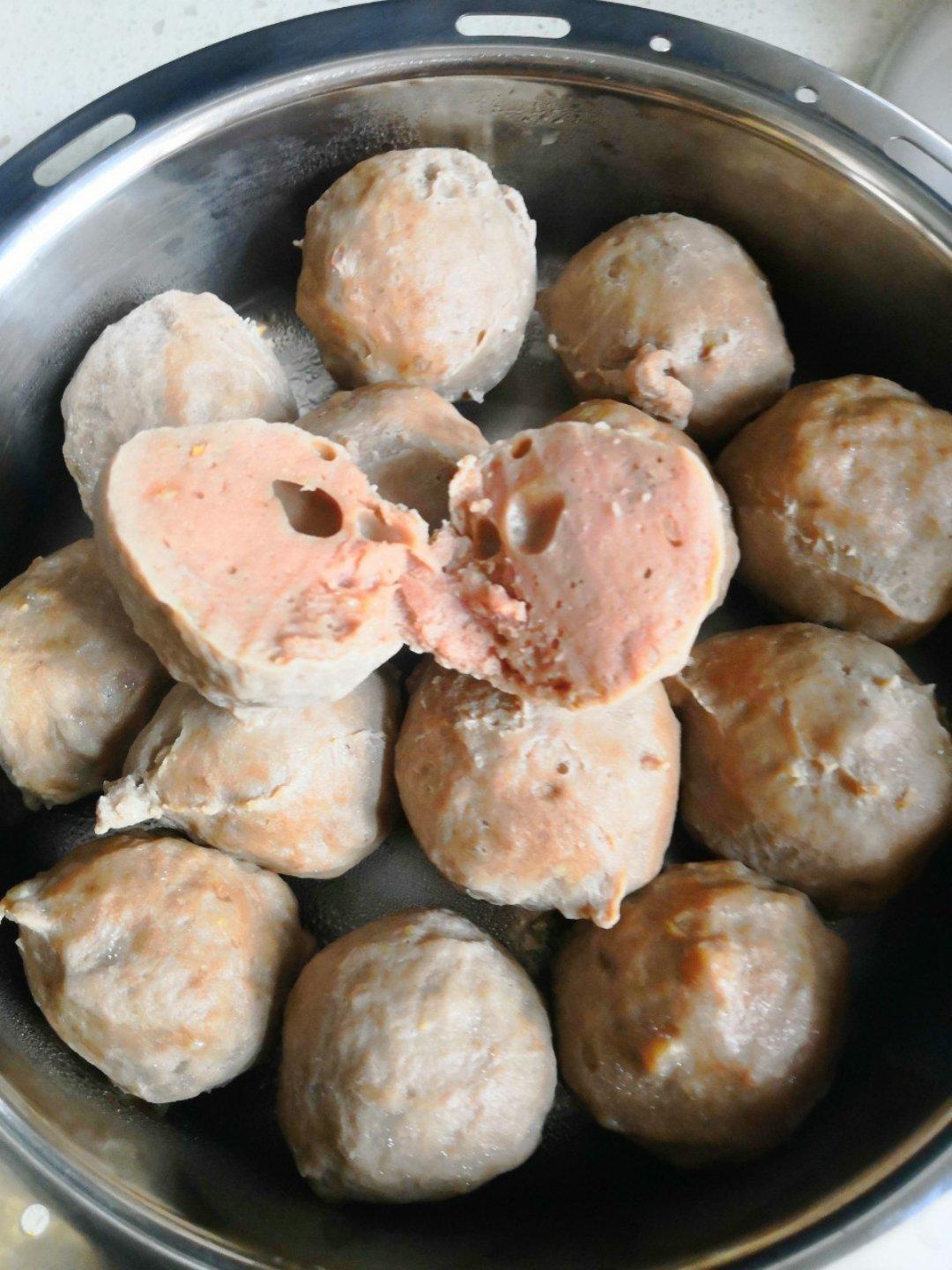 视频【自制Q弹牛肉丸】