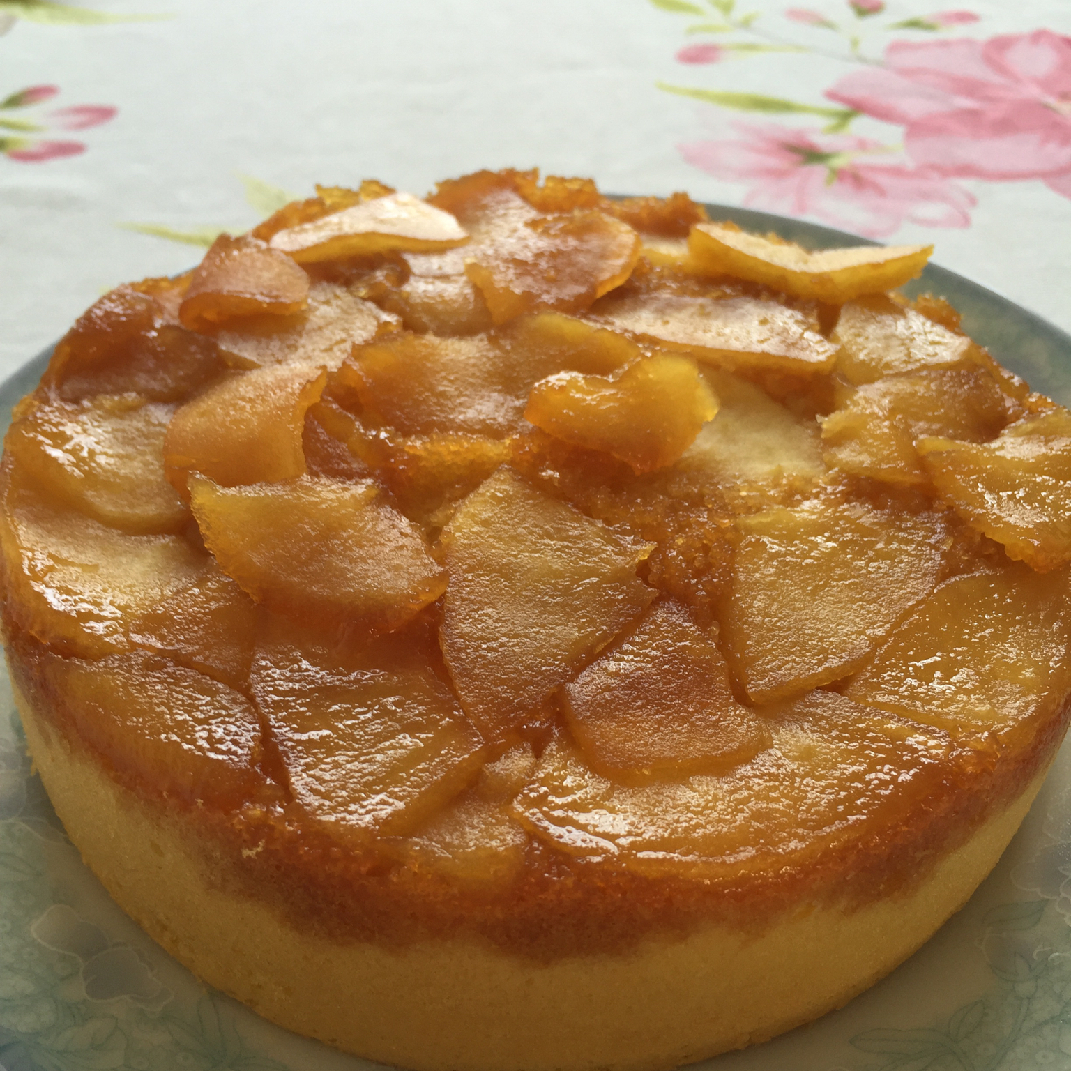 焦糖苹果翻转蛋糕