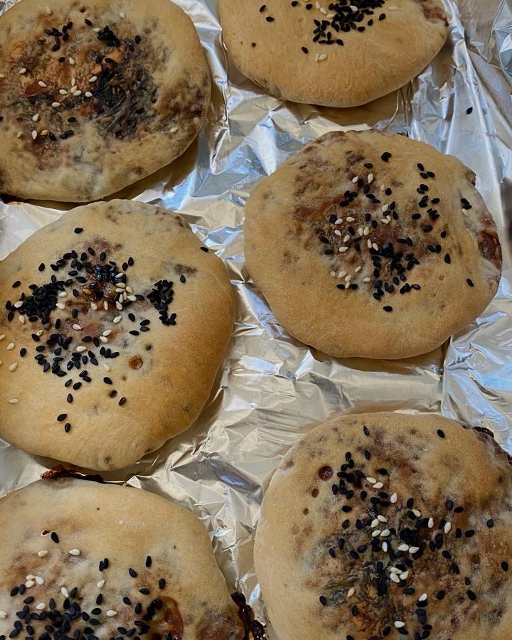 又香又脆的鲜肉光饼（烤箱版烧饼）