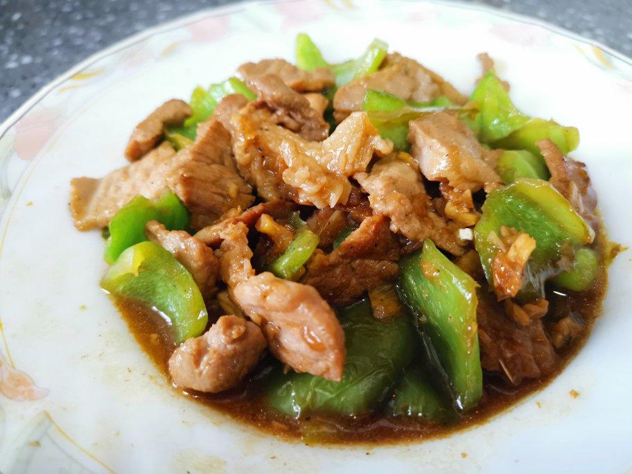 青椒炒肉片