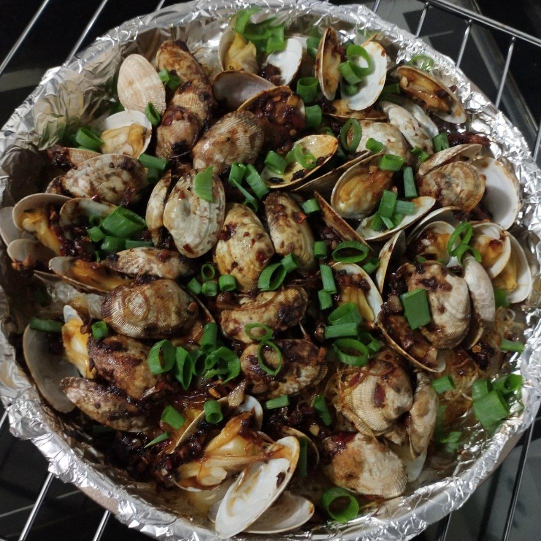 蒜蓉粉丝烤花甲虾