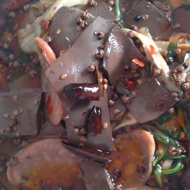 香辣毛血旺
