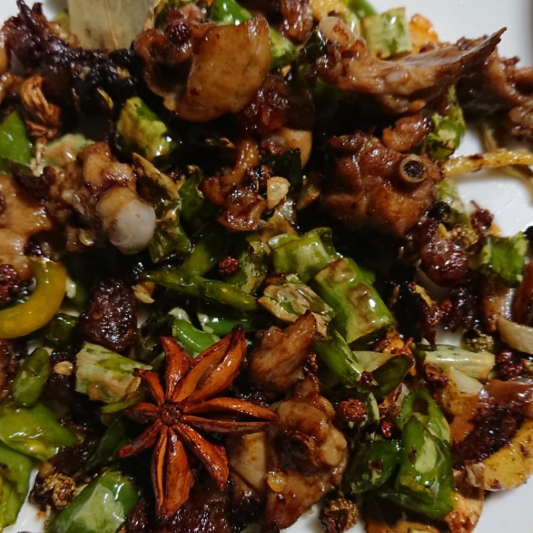 双椒兔丁（重口味江湖菜）
