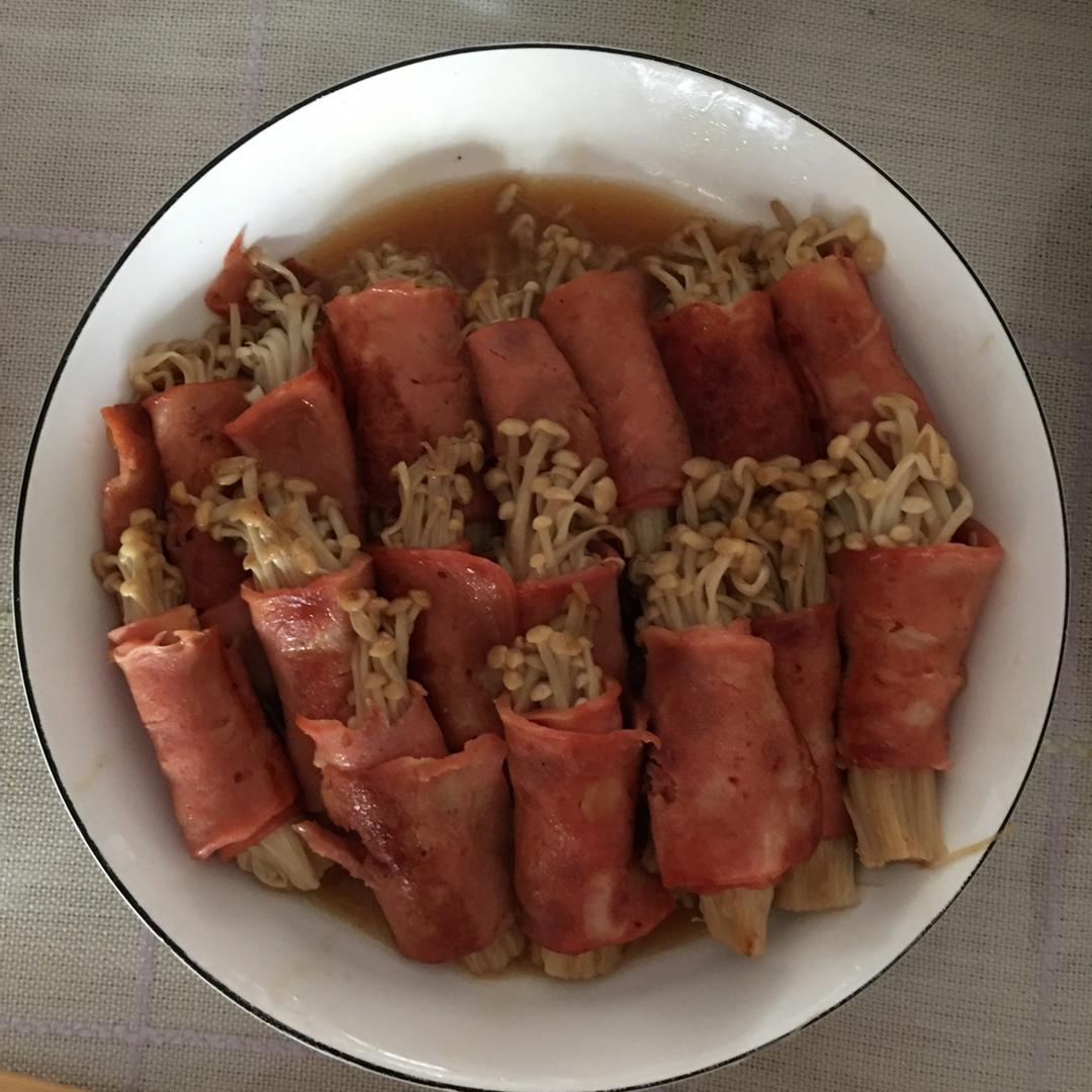 金针菇培根卷