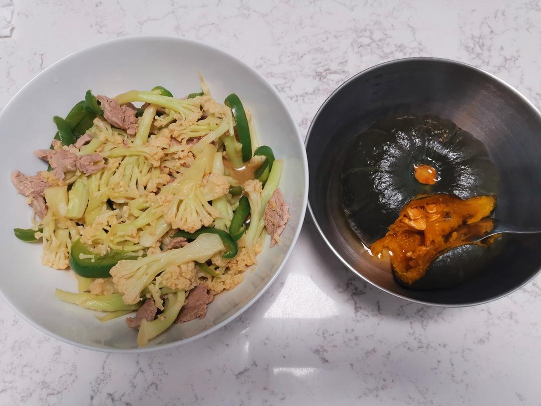 花菜炒肉片