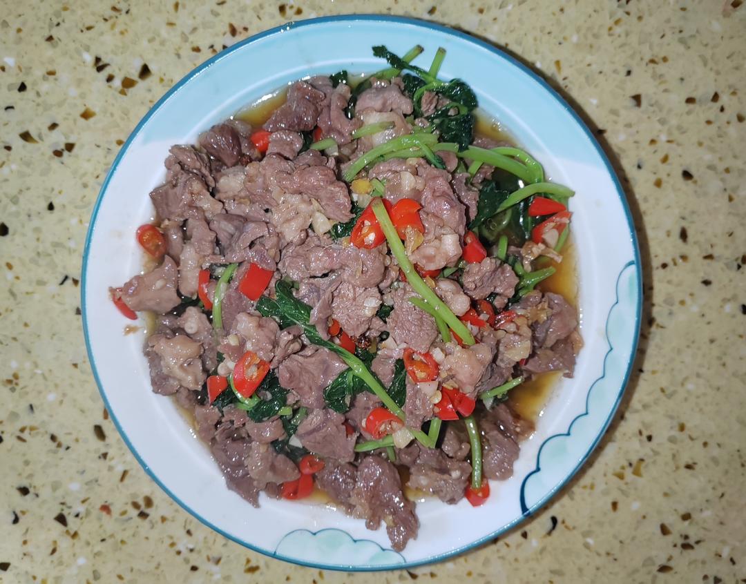 傣味薄荷牛肉(云南味道)