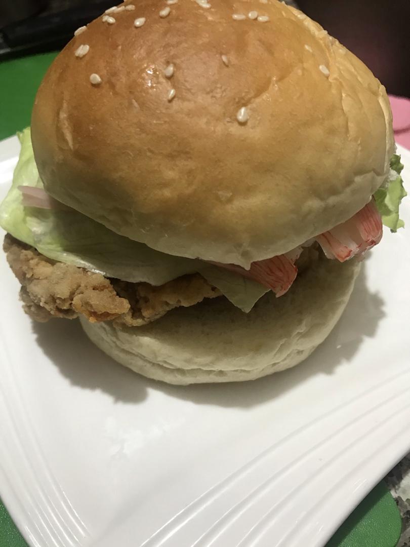 自制汉堡（堪比肯德基）附带面包胚和炸鸡配方
