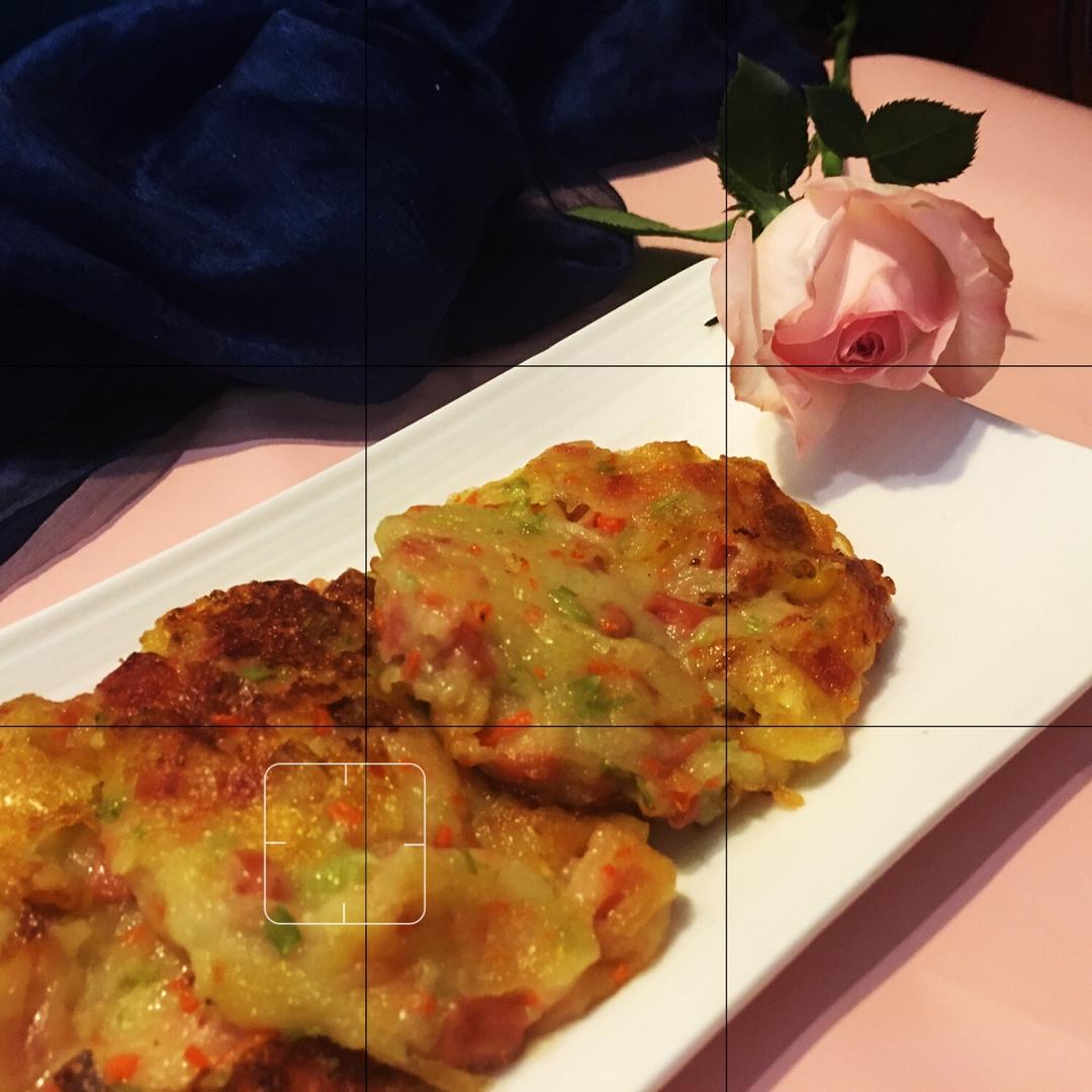 土豆火腿早餐饼