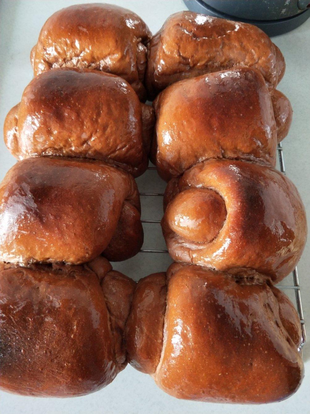 爆软的汤种巧克力小面包