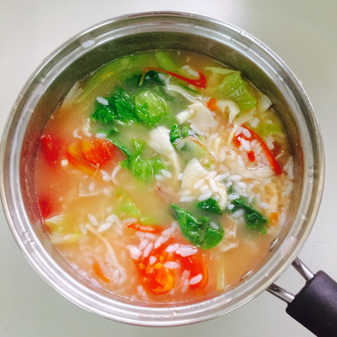 虞美人做的菜泡饭