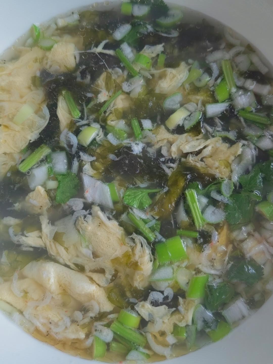 最鲜美好喝的「紫菜蛋花汤」