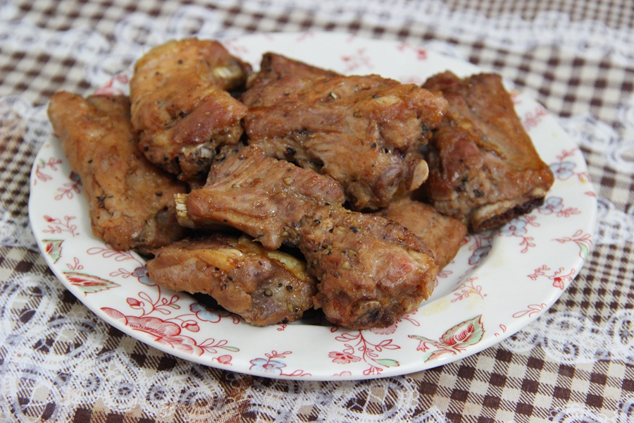 锡纸烤排骨