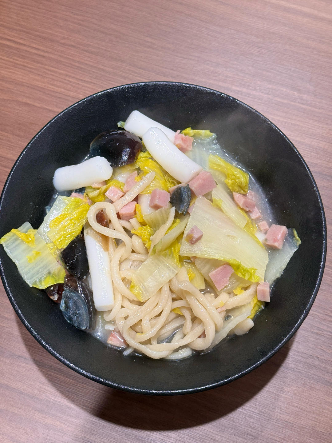 超鲜皮蛋白菜汤