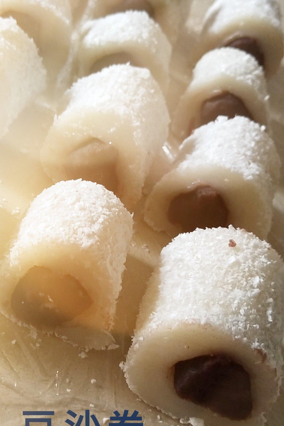 美丽恒星做的豆沙糯米卷