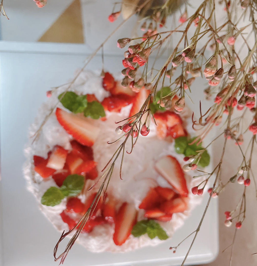 草莓蛋糕（自制草莓酱）