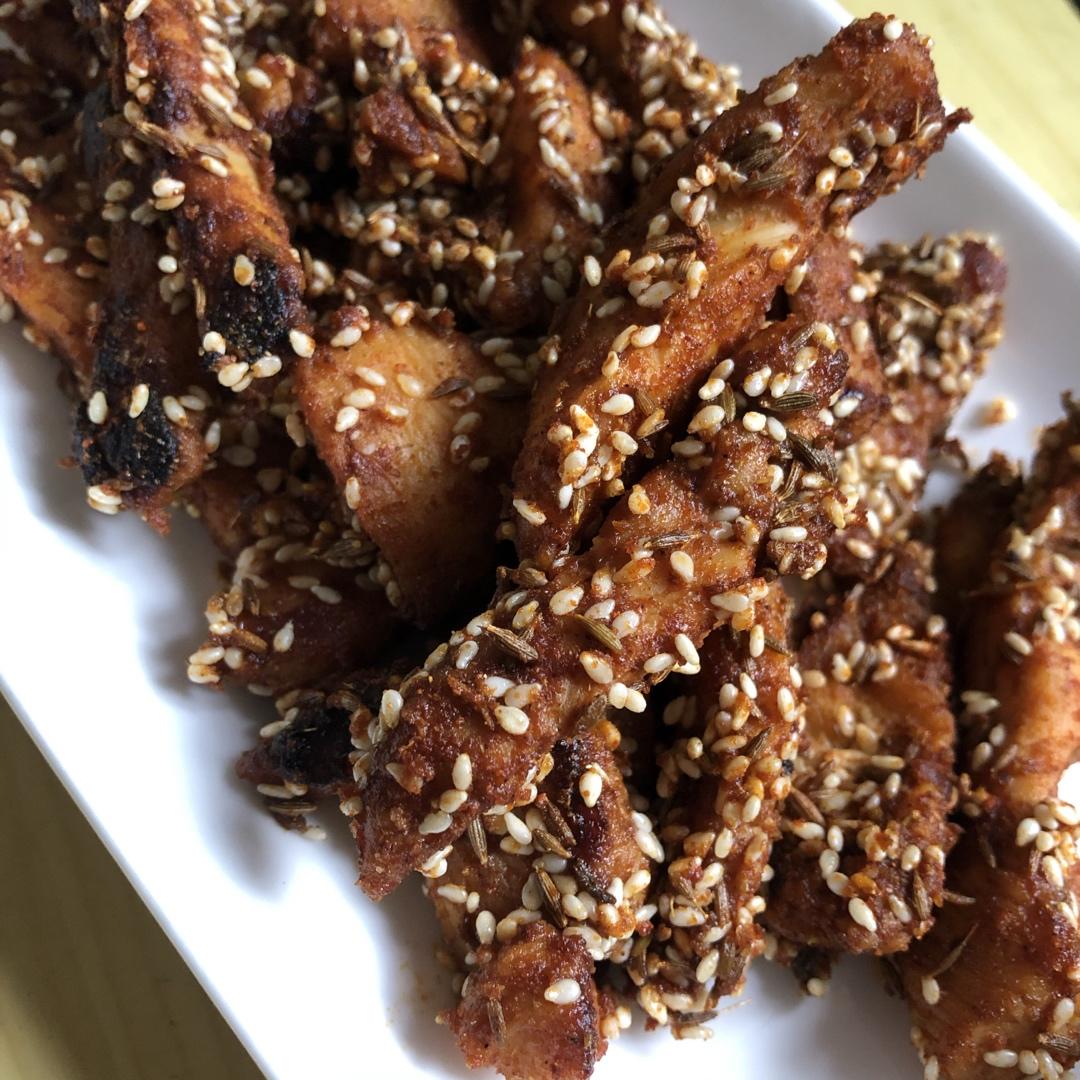 孜然鸡胸肉，低脂低卡好吃无压力。
