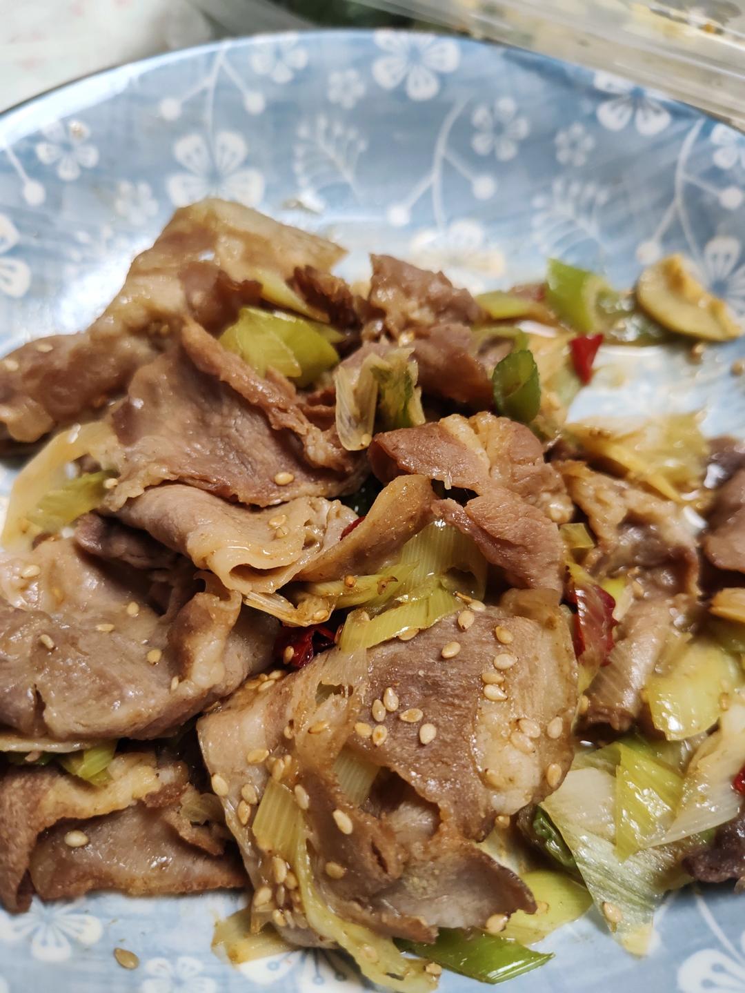 葱爆孜然羊肉卷