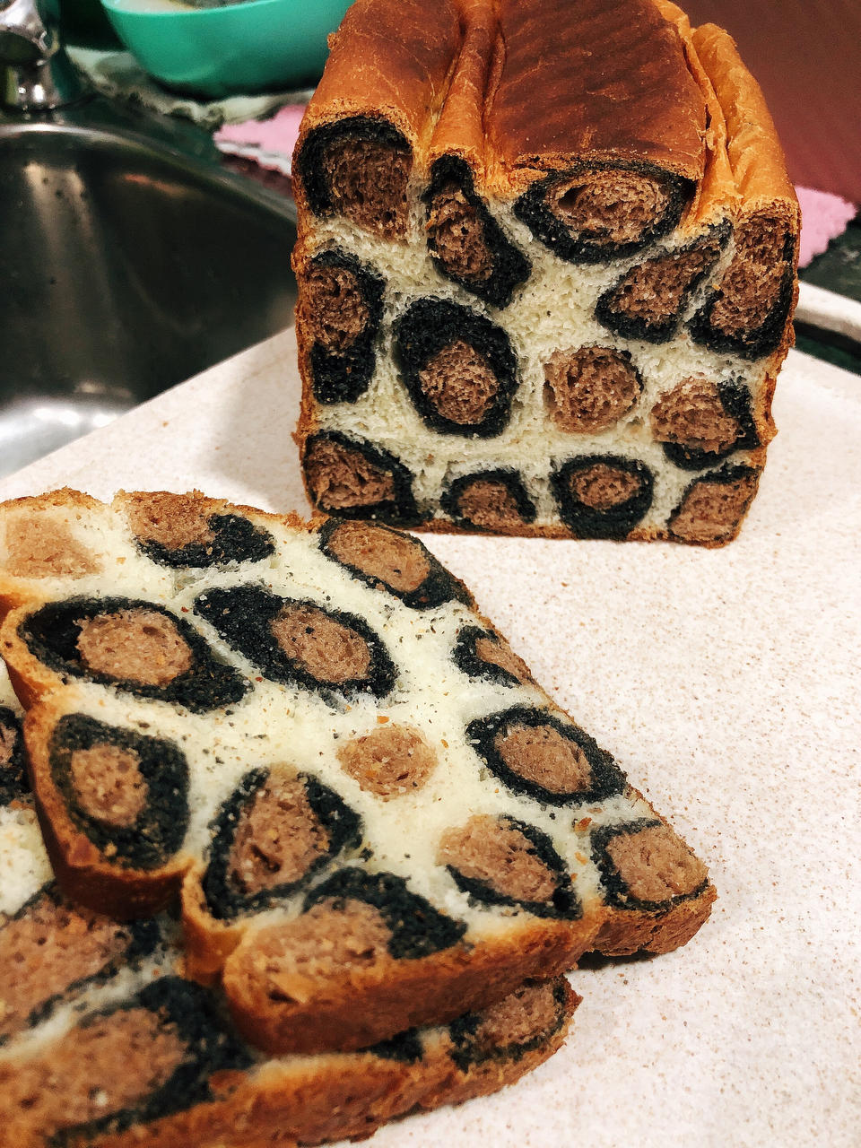 美善品豹纹吐司