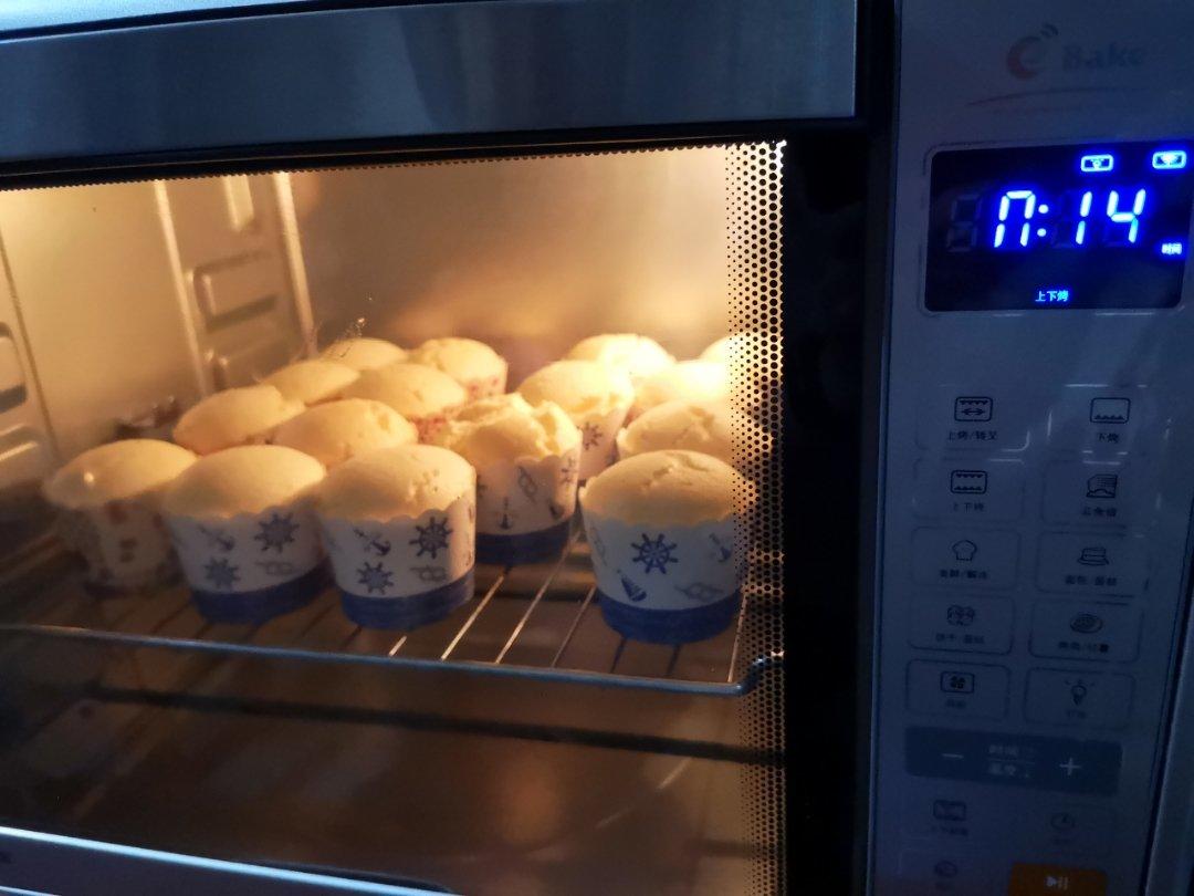 蔓越莓纸杯戚风小蛋糕