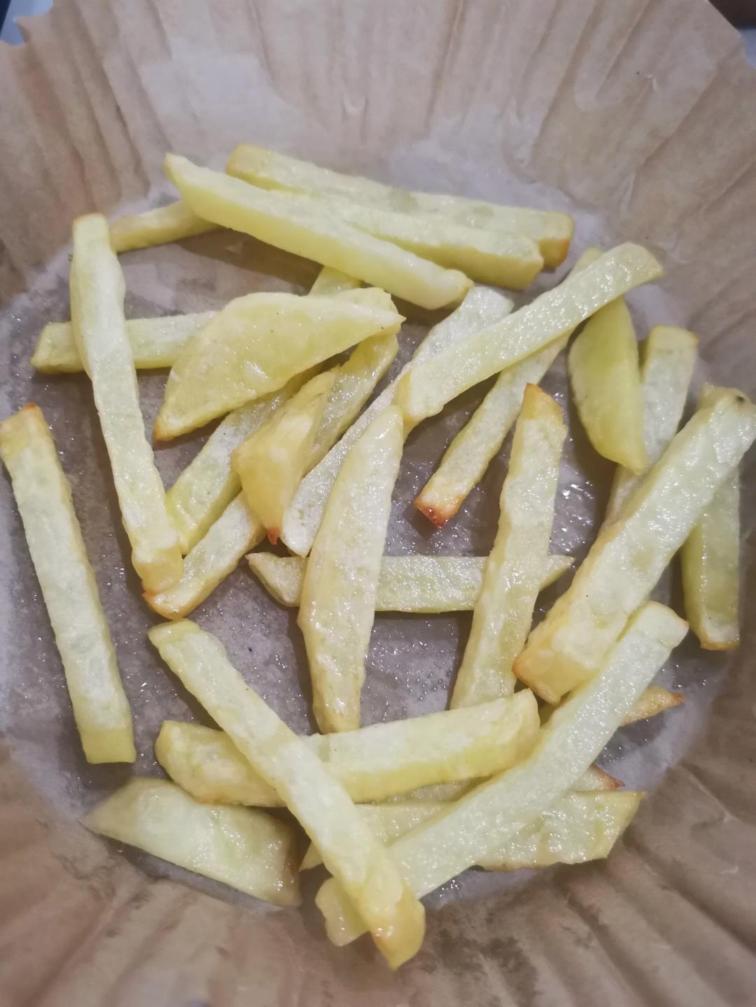 空气炸锅版薯条（不用煮不用速冻现切现做）