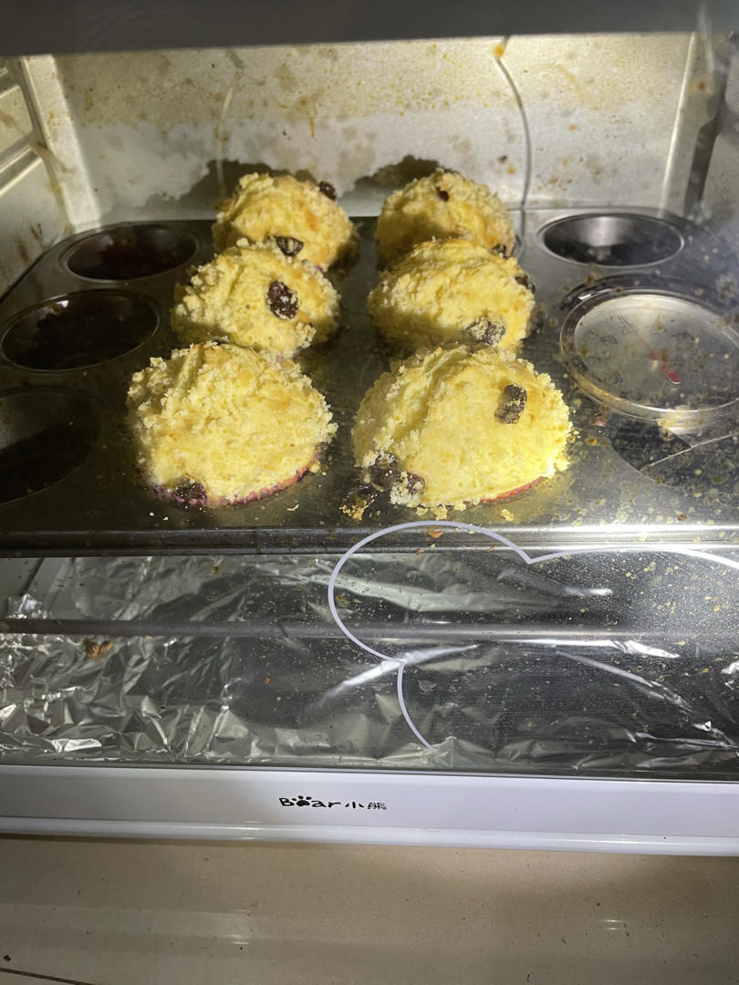 会爆浆的蓝莓玛芬蛋糕