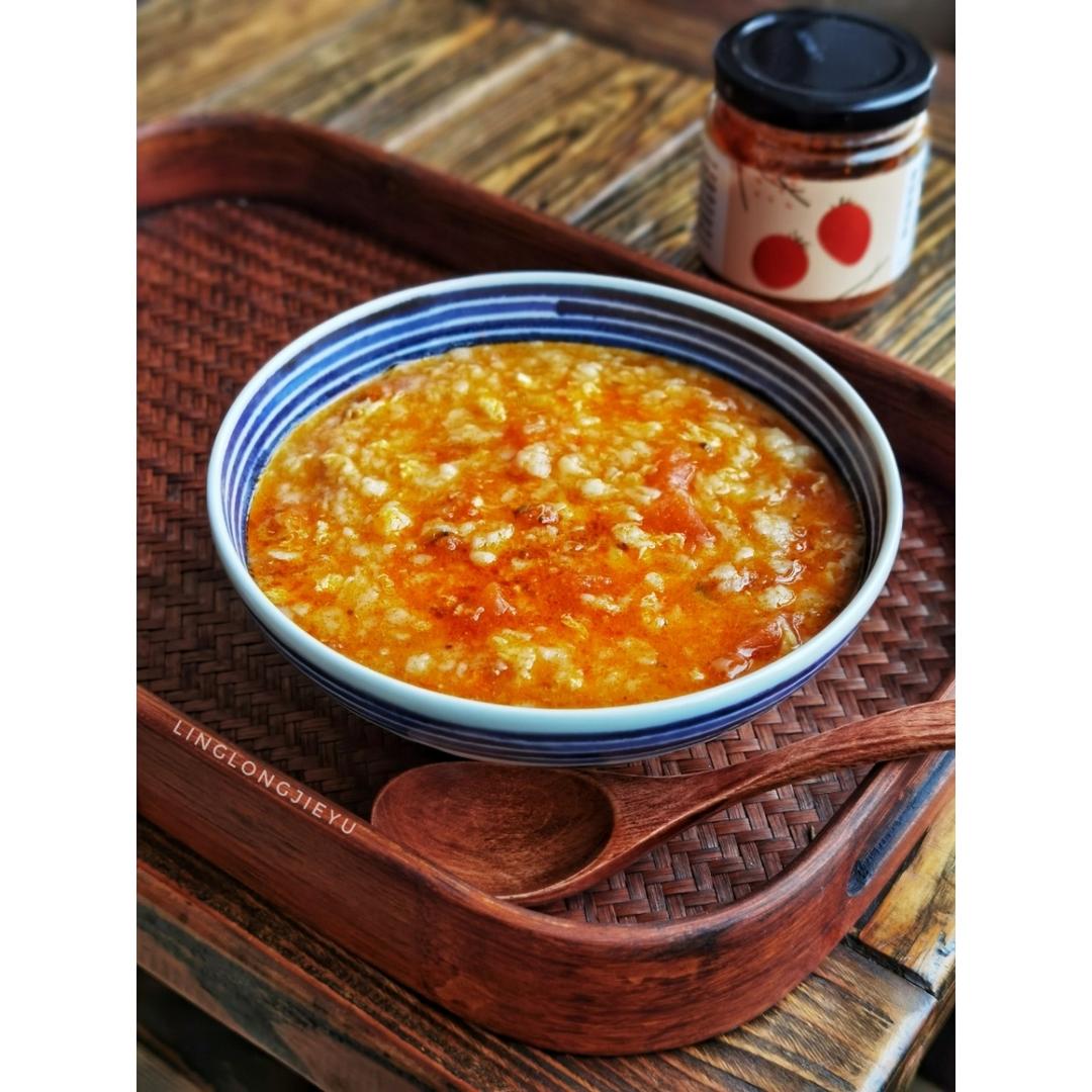 玲珑解语做的番茄疙瘩汤