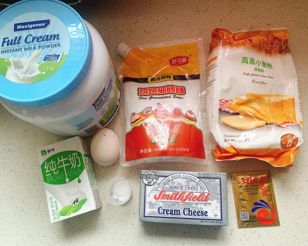 纯奶手撕吐司的做法 步骤1