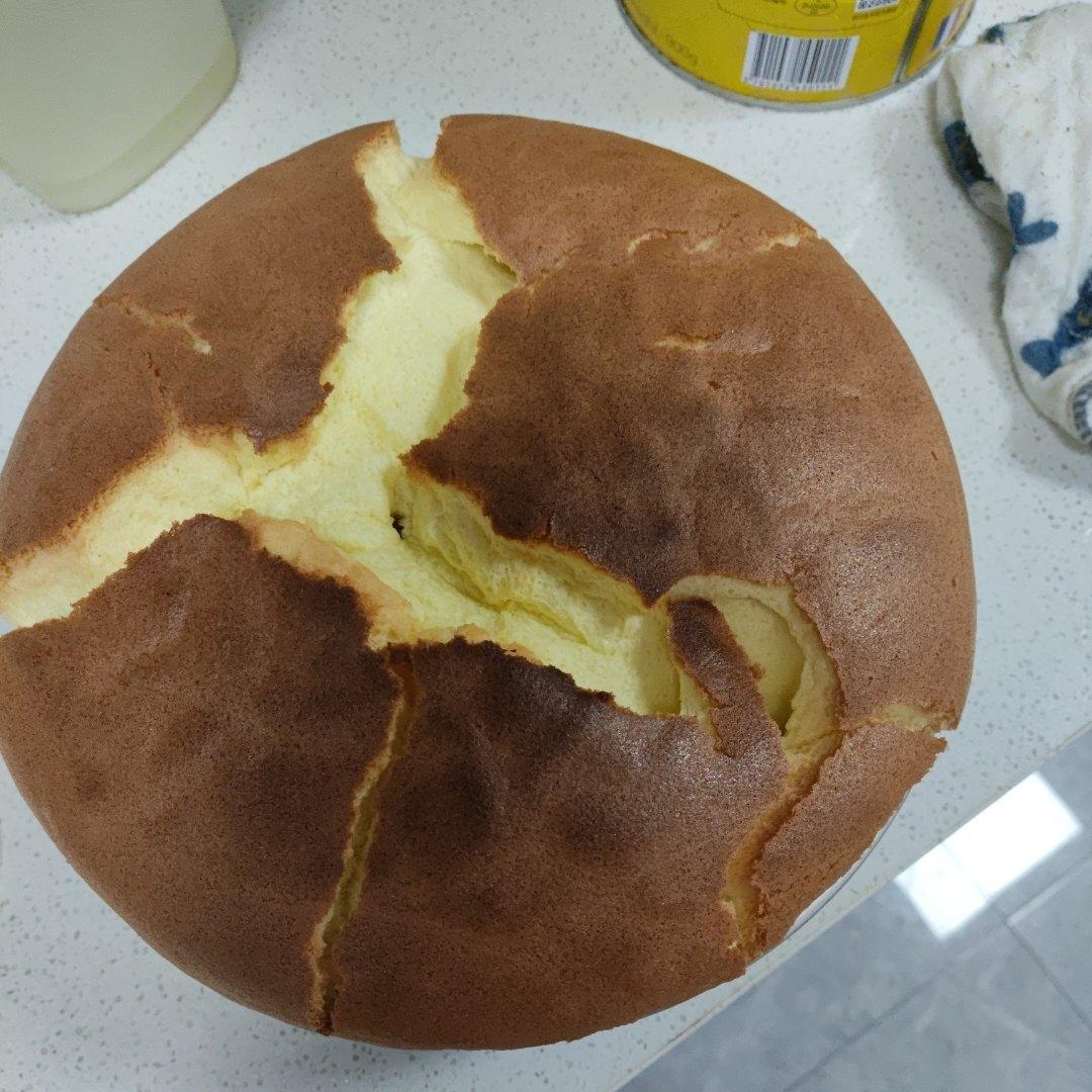 超柔软6寸戚风蛋糕(附8寸配方)零失败 超详细‼️含操作视频