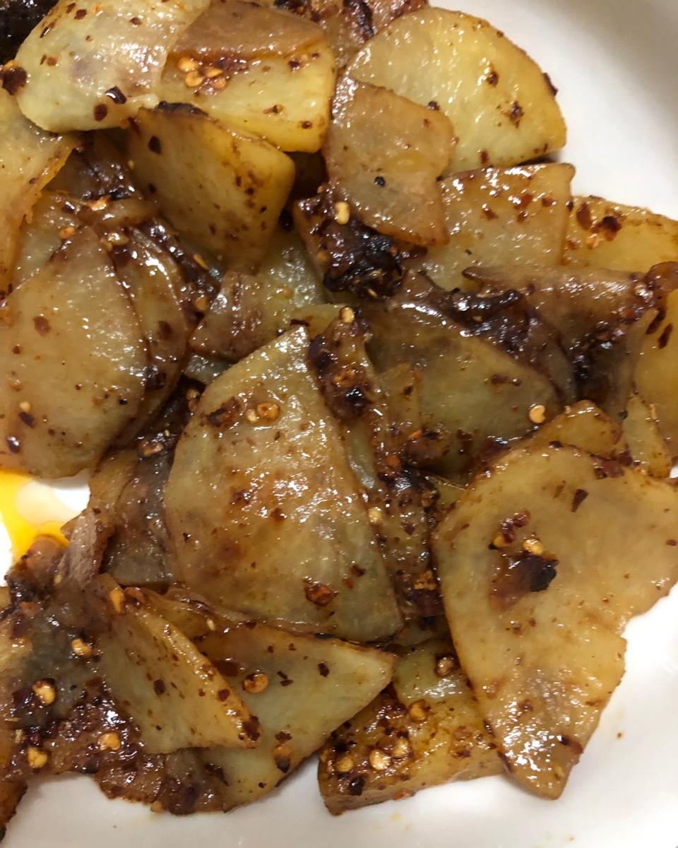 孜然烧烤土豆之无烤箱版