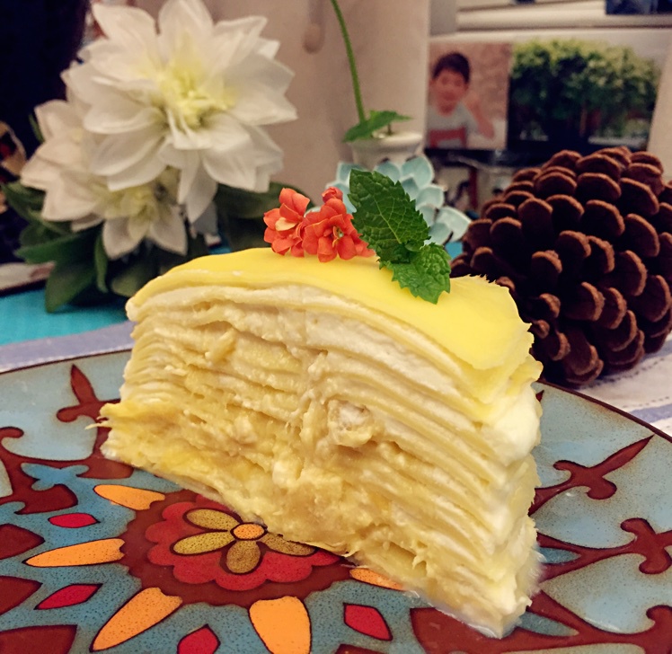 榴莲千层蛋糕（stratiform cake）
