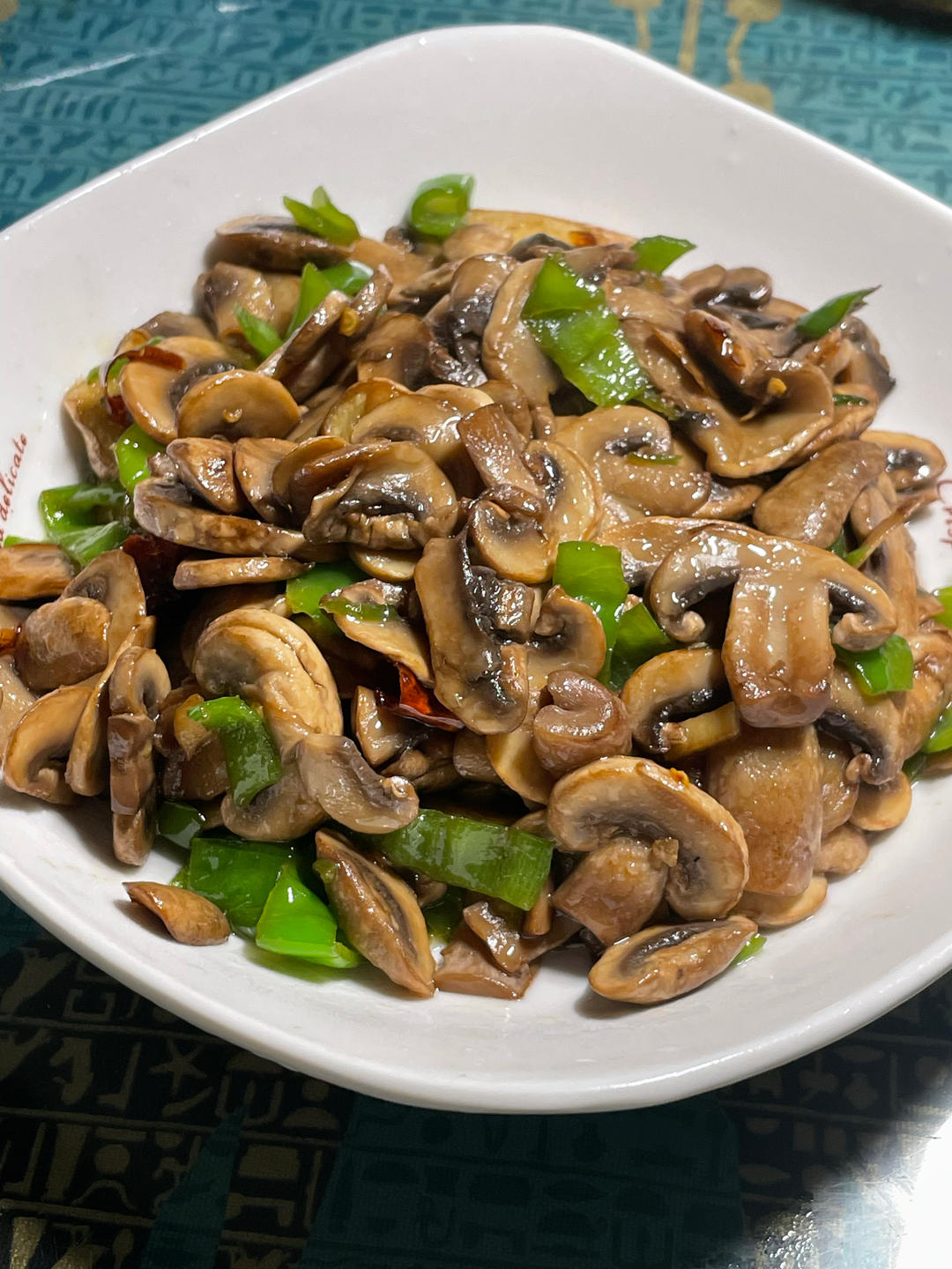 素炒鲜口蘑（白蘑菇），快手家常菜