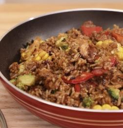 鸡腿南瓜焖饭（铸铁锅）